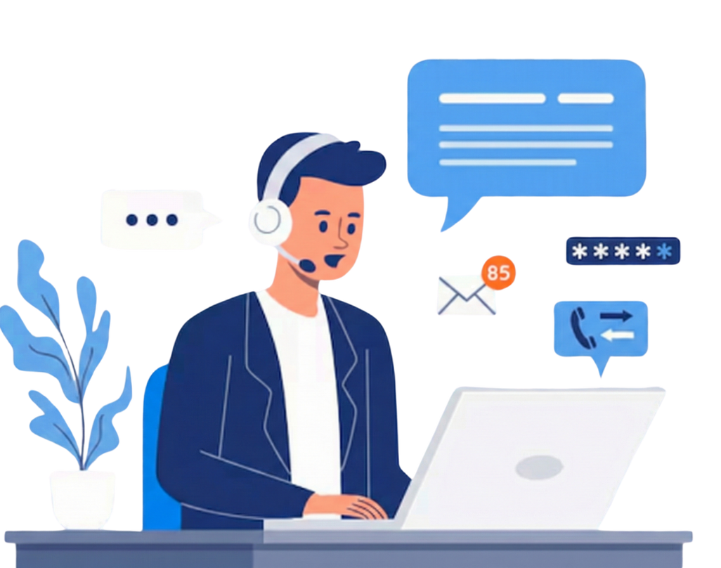 Contact Us Illustration